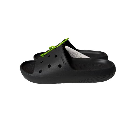 Crocs NEW Unisex Adult Classic Slide V2 Sandals Black US Men's 8 Women's 10 - Picture 6 of 10